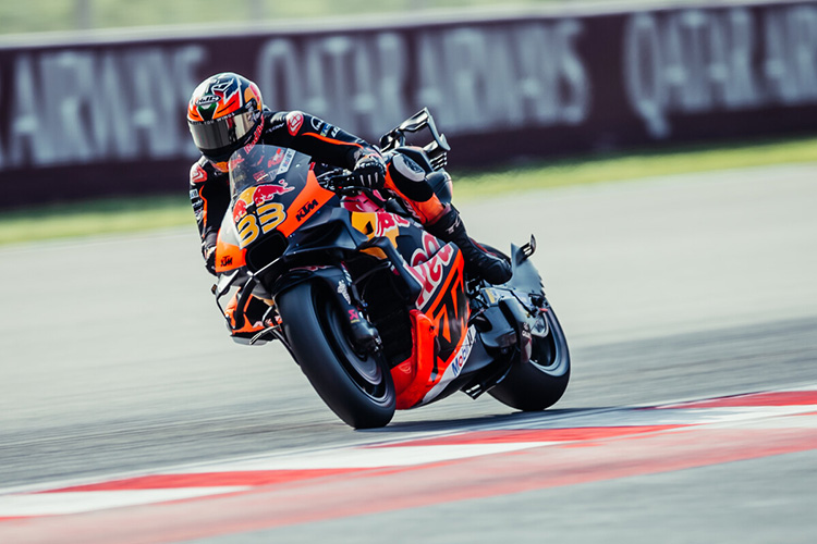Brad Binder KTM MotoGP Barcelona pre season test