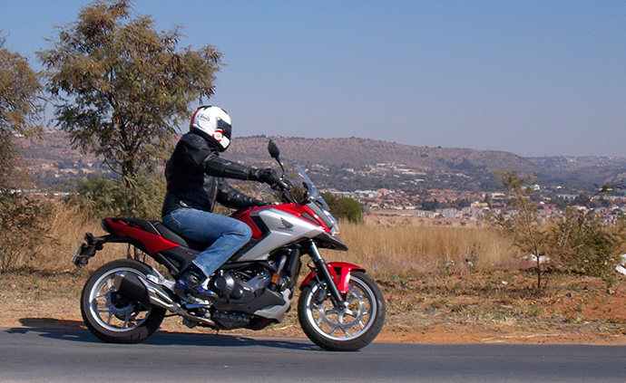 HondaNC750X riding