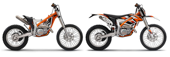 KTM 250 FREERIDE NAKED