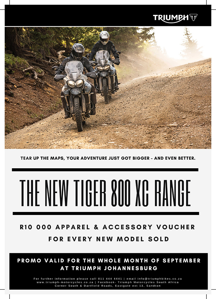 TIGER 800 XC RANGE