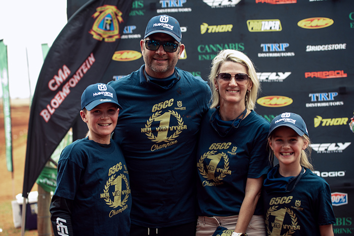 The Van der Vyver family celebrate N