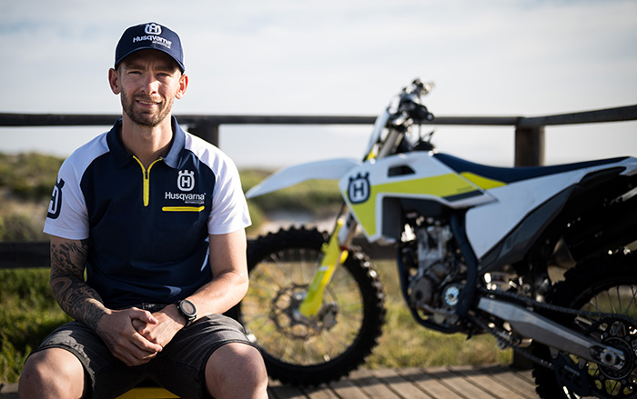 David Goosen joins the Husqvarna family. 1